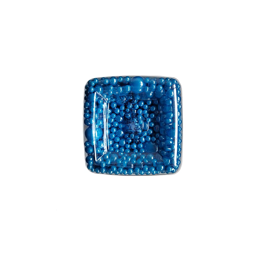 Edible Royal Blue Sugar Pearls Candy Sprinkles 120G/ 4.23Ounce Baking Cake Sprinkles Cupcake and Cake Topper Cookie Decorations Wedding Party Valentines Halloween Christmas Supplies