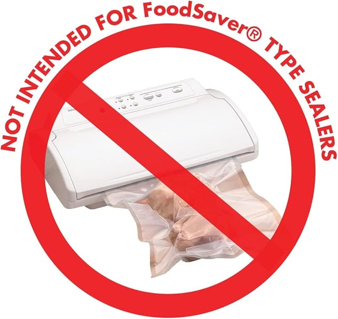 UltraSource - Chamber Machine Pouches 3 Mil Thickness, 12" x 12", Pack of 250 Vacuum Chamber Pouches, BPA-Free Pre-Cut Chamber Vacuum Sealer Bags with tear notch