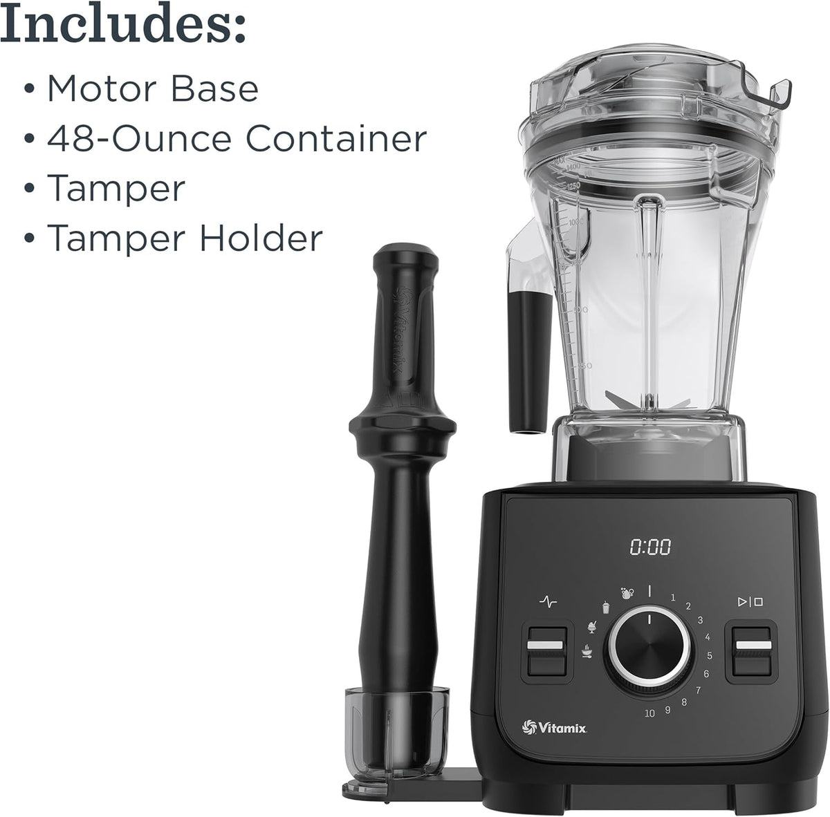 Vitamix Ascent X2 Blender, Professional-Grade, 3 Preset Blending Programs, 48-ounce Container, Self-Cleaning, Midnight Blue