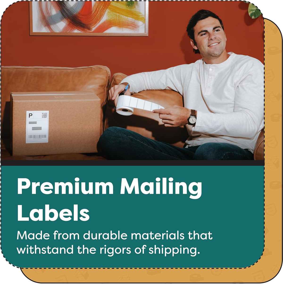 Aegis Adhesives - 2" Circle Stickers - Direct Thermal Labels Compatible with Rollo, Zebra, MUNBYN, and More Desktop Printers (12 Rolls, 750/Roll)