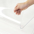Warmstar Clear Table Cover Protector 34 x 72 Inch,1.5mm Thick Plastic Table Cover Rectangle,PVC Clear Table Protector,Desk Protector Mat for Kitchen, Dresser, Writing Desk，Dining Room Table
