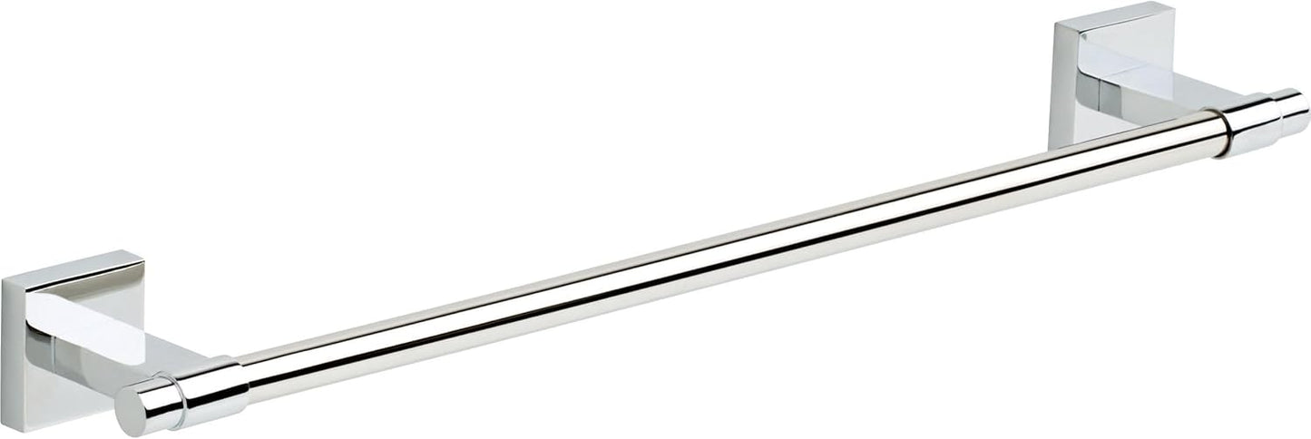 Franklin Brass Maxted (1-Pack) 18" Towel Rack for Bathroom, Polished Chrome Towel Bar for Bathroom Wall Kitchen Towel Holder Rod Wall Mounted Bathroom Accessories MAX18-PC