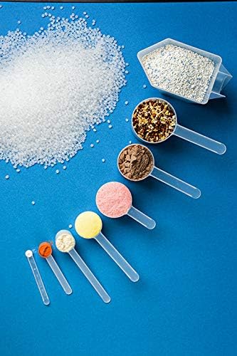 50 mL (50 CC | 1.69 Oz.) Long Handle Scoop for Measuring Coffee, Pet Food, Grains, Protein, Spices and Other Dry Goods (Pack of 10)