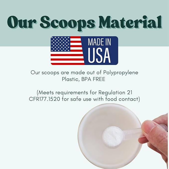 18 mL (18 CC) Long Handle Scoop for Measuring Coffee, Pet Food, Grains, Protein, Spices and Other Dry Goods (Pack of 100)