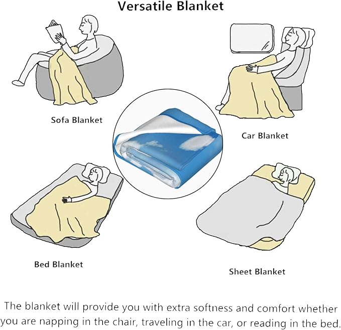Funny Hamburger Theme Plush Throw Blanket - Soft, Comfy, Lightweight, Warm, and Fuzzy - Ideal Gift for Men and Boys - Perfect for Couch, Bedroom, Travel, Bed - 50x40 inches