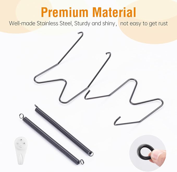 Bilillo Plate Hangers for The Wall, Suitable for 10''-14'' Decorative Plate,Invisible Heavy Duty Wire Plate Holder with Wall Hooks, Plate Hangers for Displaying Plates, Platter, Dish (Black)