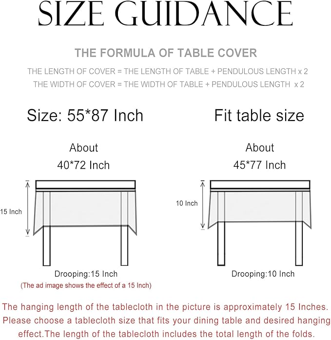 patdrea Designer Vintage Cyan Tablecloth for Rectangle Table,Linen Ancient Castle and Manor Pattern Tablecloths,Table Cover Decor for Kitchen Dining Christmas,Thanksgiving,55"x87"-Lucerne a
