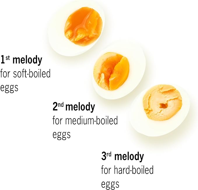 Pop Art BeepEgg – Egg Timer for Boiling Eggs – Musical Egg Cooker for Soft, Medium, Hard Boiled Eggs – Food Safe – Singing Floating Egg Timer – Egg Cooker for 3 Levels of Doneness - Brainstream