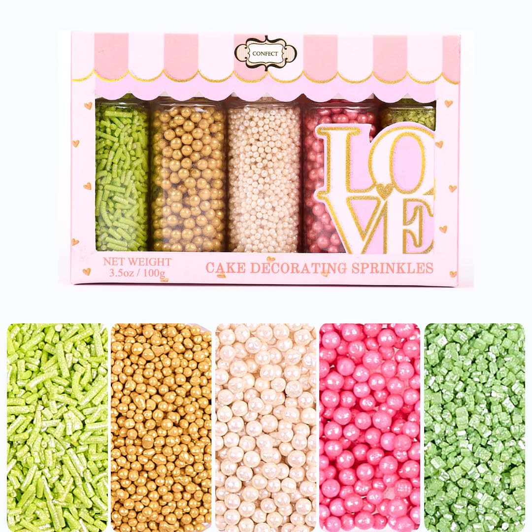 Confect Fusion Mashup Sprinkles FM Multipack 28 100 GMS for Cake Cupcake Décor, Multicolor