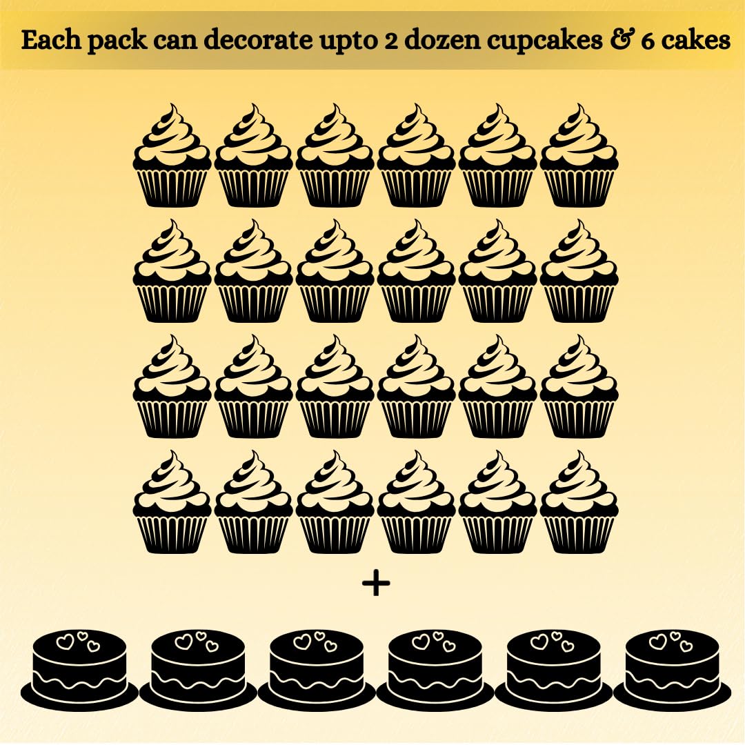 Confect Fusion Mashup Sprinkles FM Multipack 28 100 GMS for Cake Cupcake Décor, Multicolor