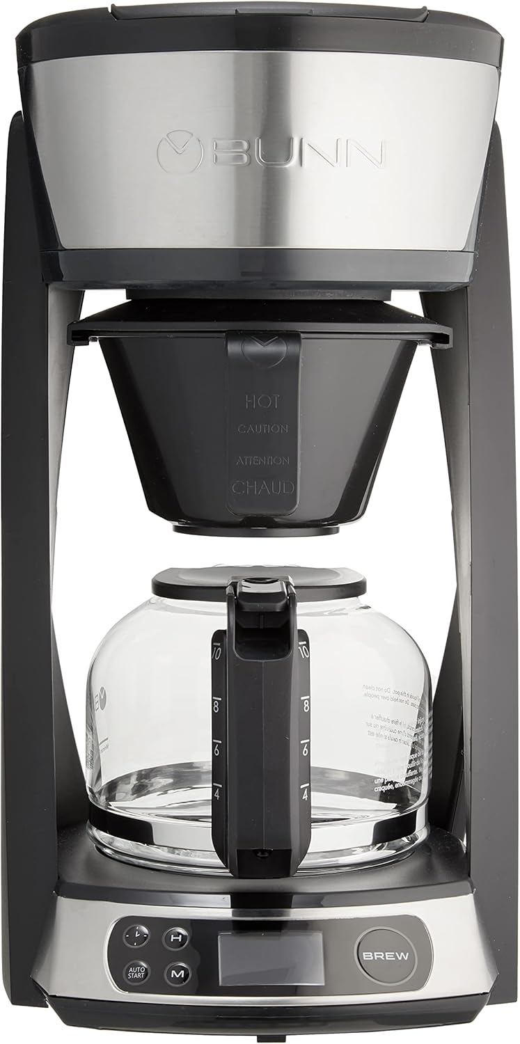 BUNN Heat N Brew Coffee Maker, 10-cup, Stainless Steel
