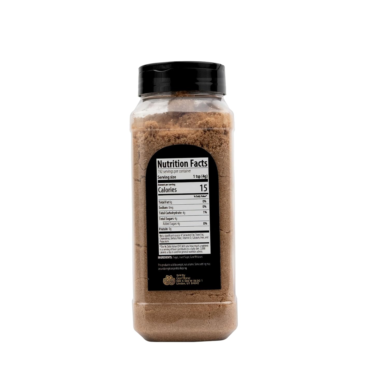 GranAroma Light Brown Sugar, Baking & Desserts, Cane Molasses, Pantry Staple (27 Ounce)