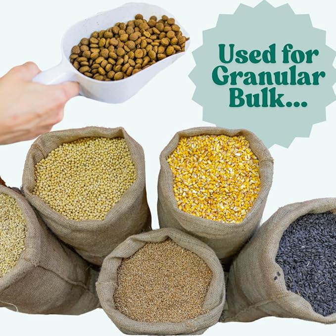 94 mL (94 CC | 3.18 Oz.) Long Handle Scoop for Measuring Coffee, Pet Food, Grains, Protein, Spices and Other Dry Goods (Pack of 25)