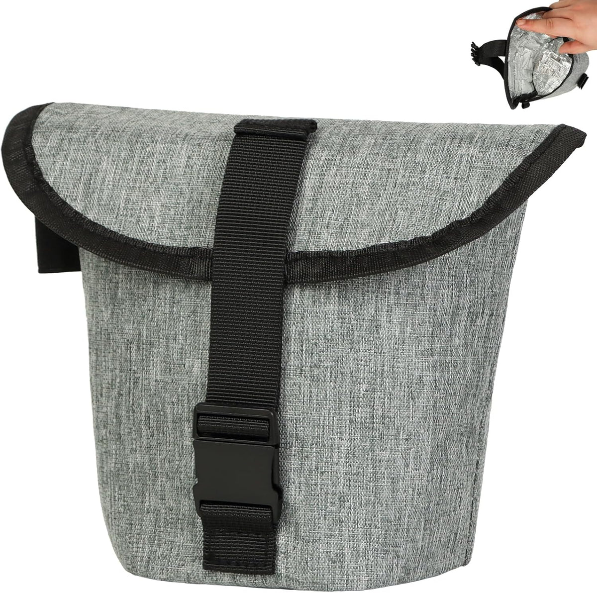 1PCS Foil Insulated Lunch Bag Insulated Reusable Snack Bag Freeze Dried Food Pouch Lightweight Ripstop Food Storage Organizer