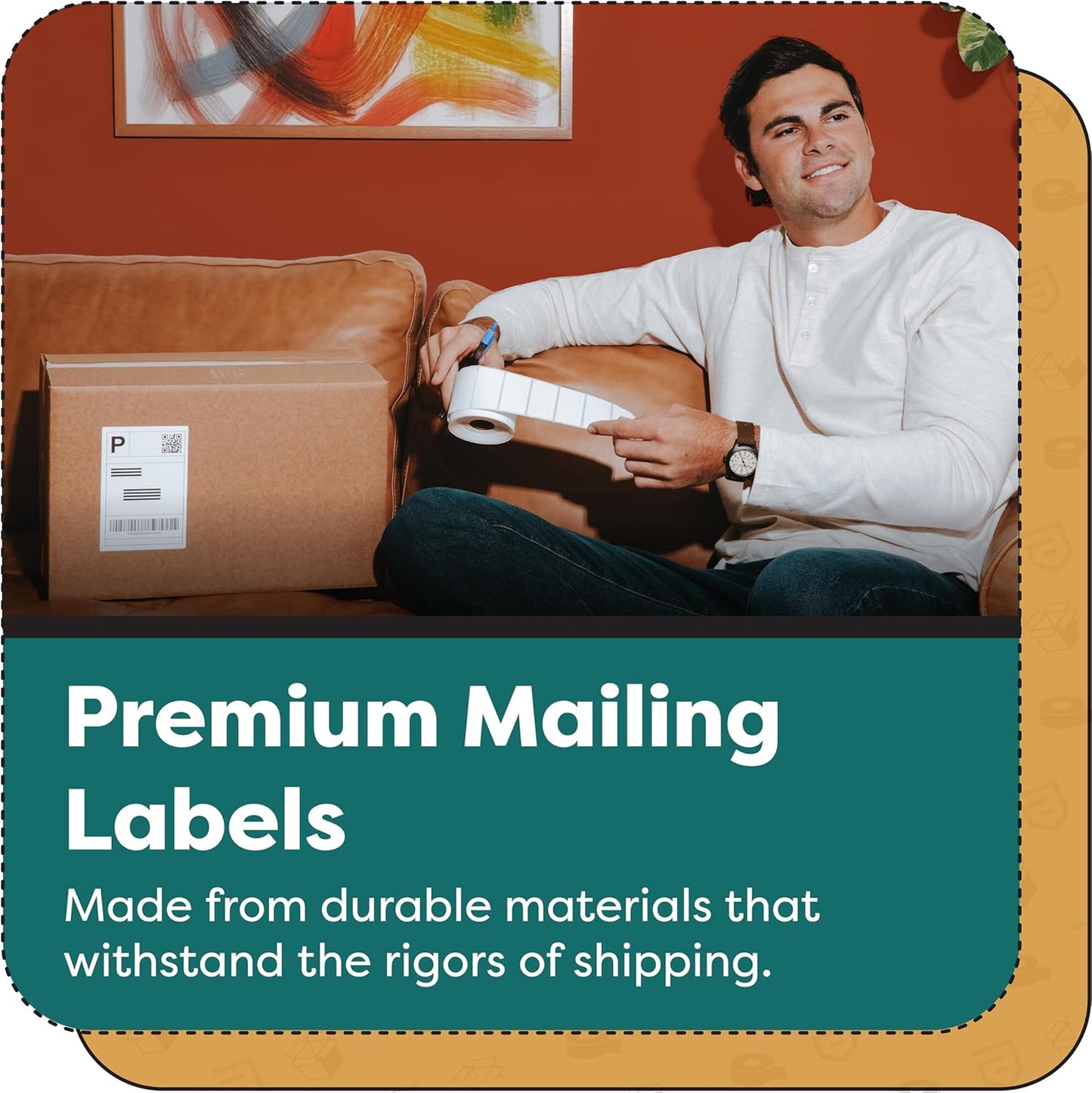 Aegis Adhesives - 1 ½” X 1 ½” Square Direct Thermal Multipurpose Labels for QR Codes, Barcodes, Perforated & Compatible with Zebra Desktop Printers - NOT Rollo Compatible (12 Rolls, 900/Roll)