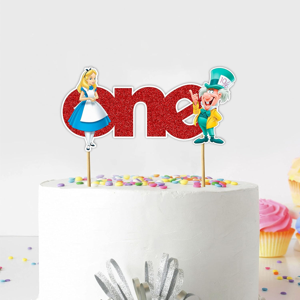 Seyal® Alice in Wondrland One cake topper